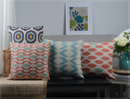 Προσαρμοσμένα πολυ χρωματισμένα μαξιλάρια καναπέδων πολυτέλειας, μαξιλάρια μαξιλαριών καναπέδων