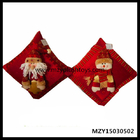 διακοσμητικά μαξιλάρια Santa μαξιλαριών βελούδου μαξιλαριών βελούδου Χριστουγέννων κόκκινων πλατειών αποθεμάτων 33*33cm