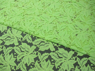 Όμορφο Floral ύφασμα δαντελλών βαμβακιού νάυλον πράσινο με αντιδραστικά βάφοντας syd-0013