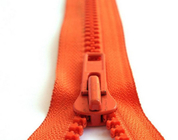 Πορτοκαλιά ABS/πολυ φερμουάρ συνήθειας #5 για Sportswear/τα χρωματισμένα εσώρουχα