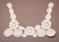 Γυναίκες κέντημα βαμβάκι νήμα Crochet Lace κολλάρο για Apparels