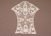 OEM προσωπικές ελεφαντόδοντου κολλάρο Lace κέντημα βαμβάκι Ruffle Crochet για τα κορίτσια μπλούζες