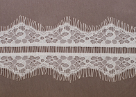 Εξατομικευμένη Trim Lace OEM Λευκή κύμα Crochet βαμβάκι Eyelash ύφασμα