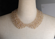 Προσαρμοσμένη Μαργαριτάρια αλυσίδα λαιμού κολλάρο, κοσμήματα Beaded χειροποίητο κολιέ (JNL0027)