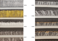 Έγχρωμο διακοσμητικά νάυλον συντελεί ενσύρματου υφασμένα ελαστική Lace κορδέλα διαφράγματος συγκρότημα