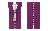 Αυτόματα φερμουάρ διαμαντιών κρυστάλλου κλειδαριών # 8 μόδας για το κλωστοϋφαντουργικό προϊόν ενδυμασίας/σπιτιών