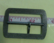 Χέρι - γίνοντη ένωση Gunmetal 3.5cm πόρπη/εξάρτημα ζωνών υφασμάτων κραμάτων