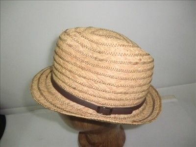 Raffia παραλιών καπέλα πλεξουδών με τη ζώνη δέρματος, καπέλα αχύρου θερινών γυναικών με το ράψιμο τρεκλίσματος
