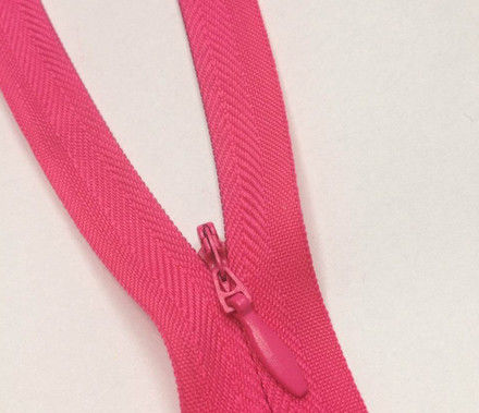 Αόρατος SGS δοντιών φερμουάρ ενδυμάτων #3 νάυλον ρόδινος φιλικός προς το περιβάλλον