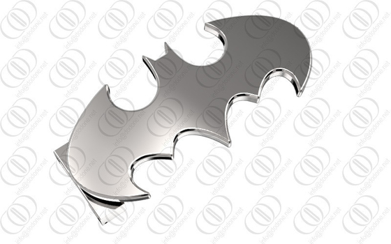 Ασημένιος λαμπρός καθρεφτών πορπών ζωνών Batman ανοξείδωτου που γυαλίζεται